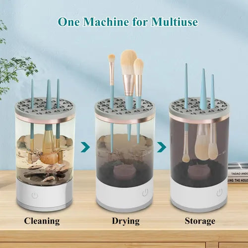 Limpiador De Brochas De Maquillaje Electrico