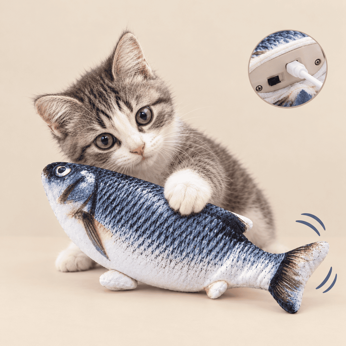 juguete de pez para gatos diseño sorpresa Astralis ®